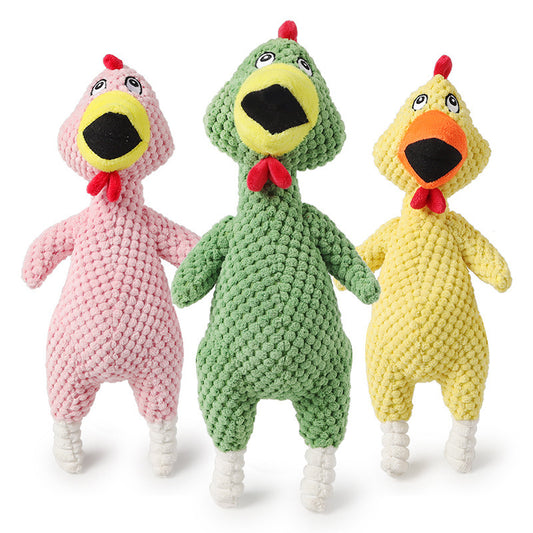 Dog Toys Sounding Pineapple Velvet Sounding Screaming Chicken Pet Products