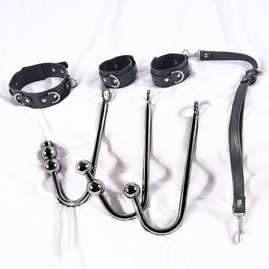 Anal Hook Set To Assist In Mandatory Binding Of Collars And Handcuffs