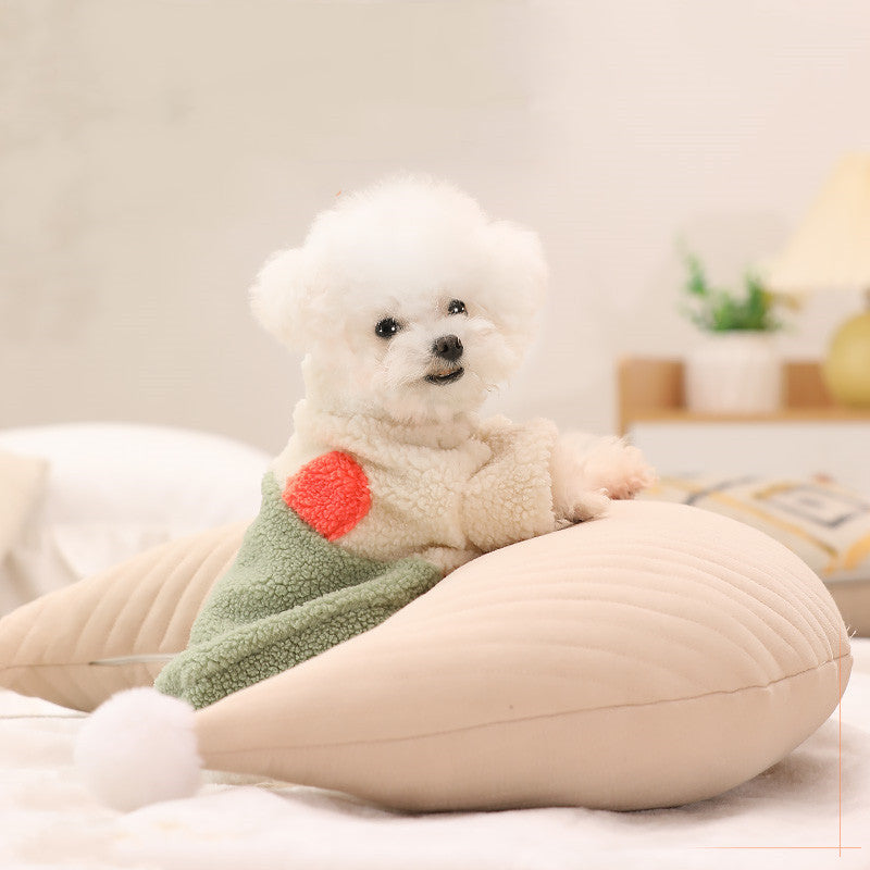 Pet Autumn And Winter Wool Proof Lamb Clothes