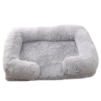 Plush Round Pet Bed Dog Bed Winter