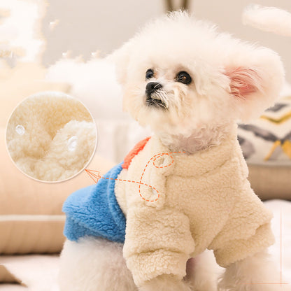 Pet Autumn And Winter Wool Proof Lamb Clothes