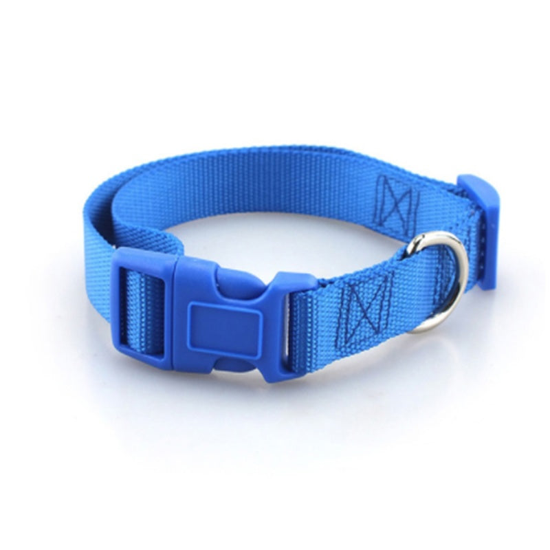 Plain Polyester Collar  Nylon Pet Supplies